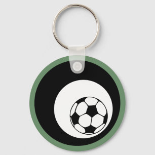 soccer circles key ring