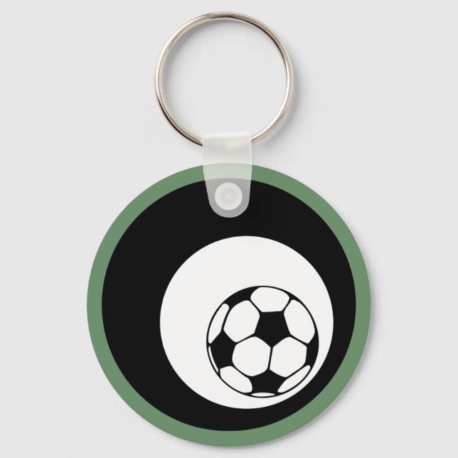 soccer circles key ring (Front)