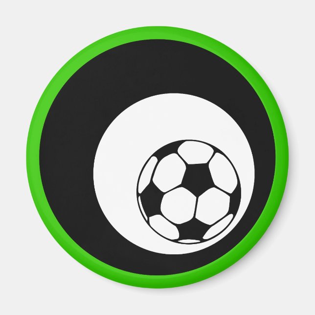 soccer : circles : magnet (Front)