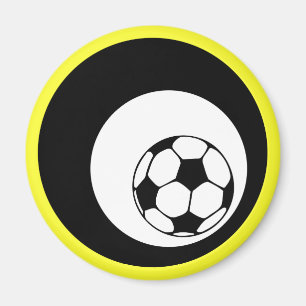soccer : circles : magnet