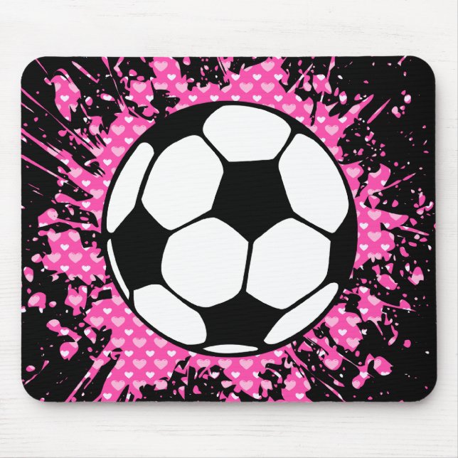 soccer : circles : mouse pad (Front)