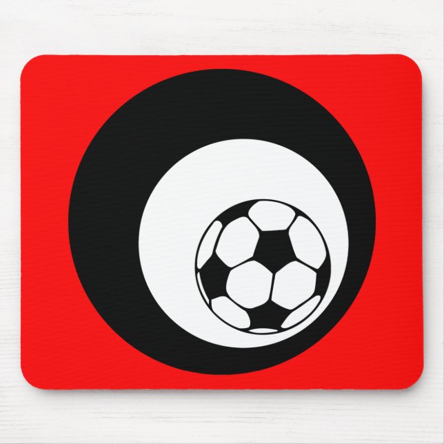 soccer : circles : mouse pad (Front)