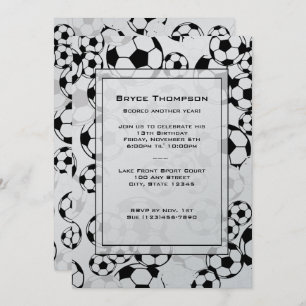 Soccer Classic  Party Invitation