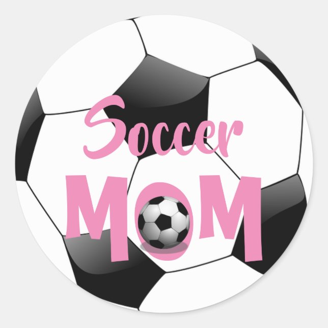 Soccer Classic Round Sticker (Front)