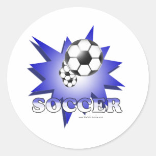 Soccer! Classic Round Sticker