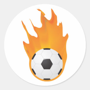 Soccer Classic Round Sticker