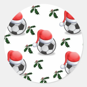 SOCCER CLASSIC ROUND STICKER