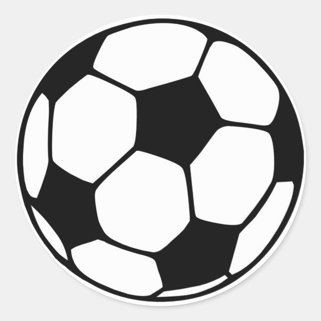 Soccer Classic Round Sticker (Front)
