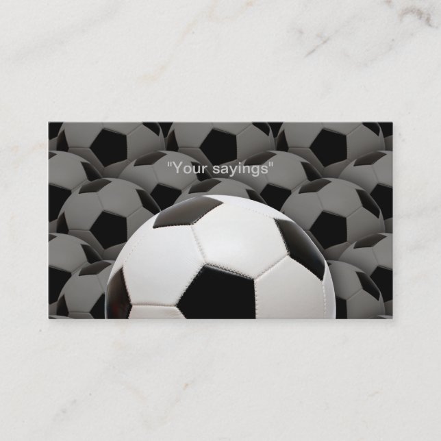 Soccer Coach Business Card (Front)