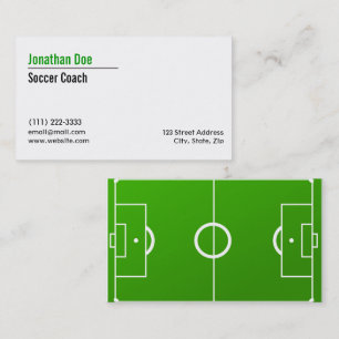 Soccer Coach Business Card
