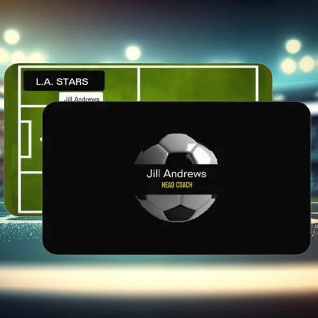 soccer coach business card (Creator Uploaded)