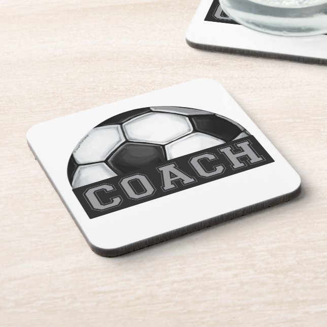 Soccer Coach Coaster (Left Side)