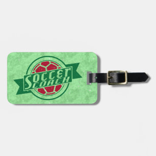 Soccer Coach Customisable Luggage Tag