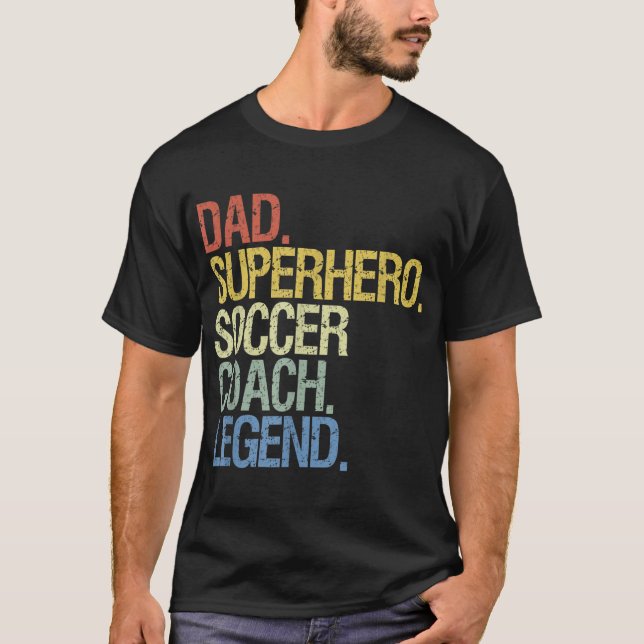Soccer coach dad T-Shirt (Front)