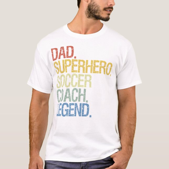 Soccer Coach Dad T-Shirt (Front)