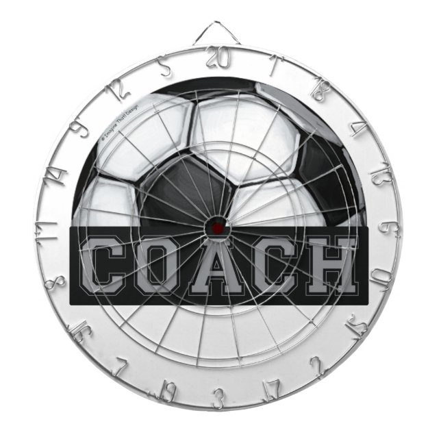 Soccer Coach Dartboard (Front)
