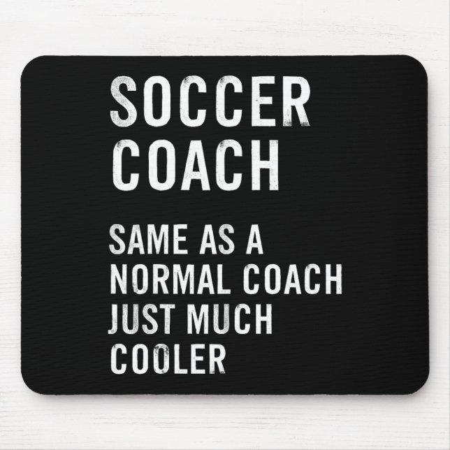 Soccer Coach Definition Funny  Mouse Pad (Front)