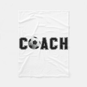 Soccer Coach Fleece Blanket