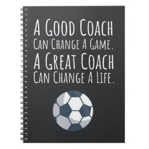 Soccer Coach Gift Ideas Thank You Sports Player Notebook