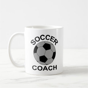 Soccer Coach Grey Classic Flask Coffee Mug
