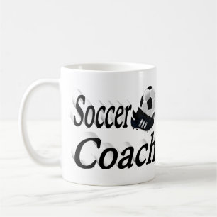 Soccer Coach half text Coffee Mug