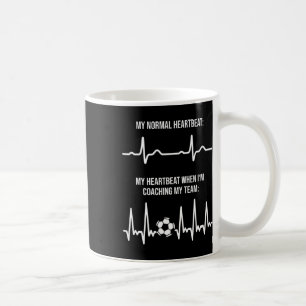 Soccer Coach Heartbeat Coach Gart Rate For Soccer Coffee Mug