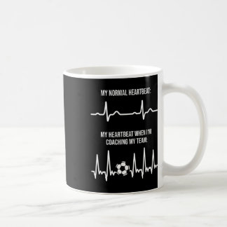 Soccer Coach Heartbeat Coach Gart Rate For Soccer Coffee Mug