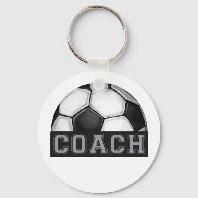 Soccer Coach Key Ring (Front)