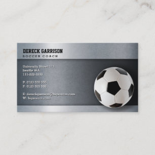 Soccer Coach   Modern Sports Gifts Business Card