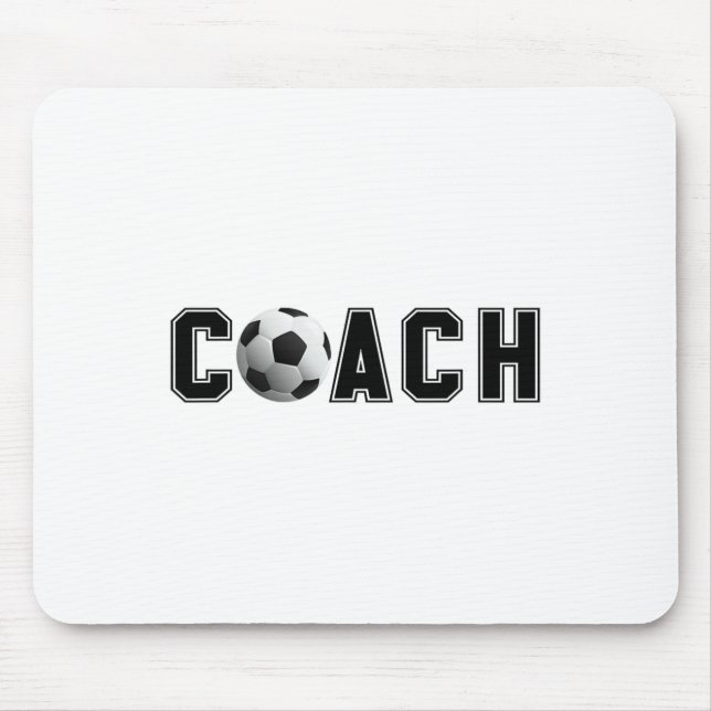 Soccer Coach  Mouse Pad (Front)