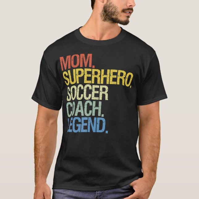 Soccer coach mum  T-Shirt (Front)