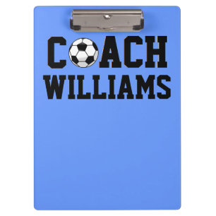 Soccer Coach Personalised Clipboard