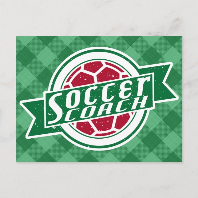 Soccer Coach Post Card (Front)