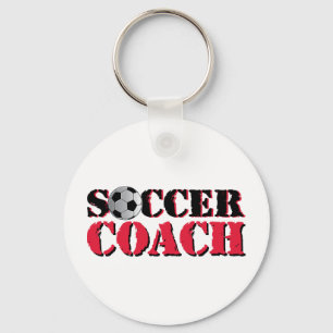 Soccer Coach (red) Key Ring