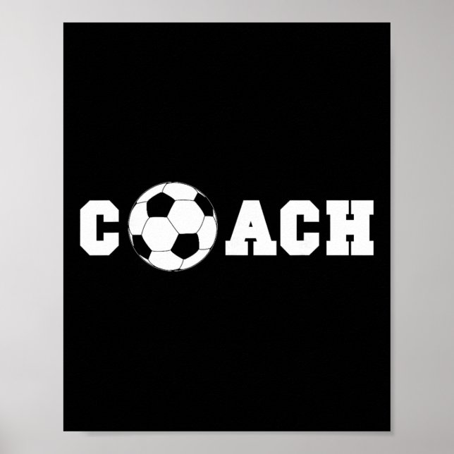 Soccer Coach S - Coaching Staff Shirt Tees  Poster (Front)