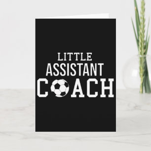 Soccer Coach Shirt - Little Istant Coach Child Hel Card