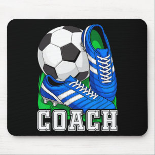 Soccer Coach Sports Coaching Staff Dad Father's Da Mouse Pad