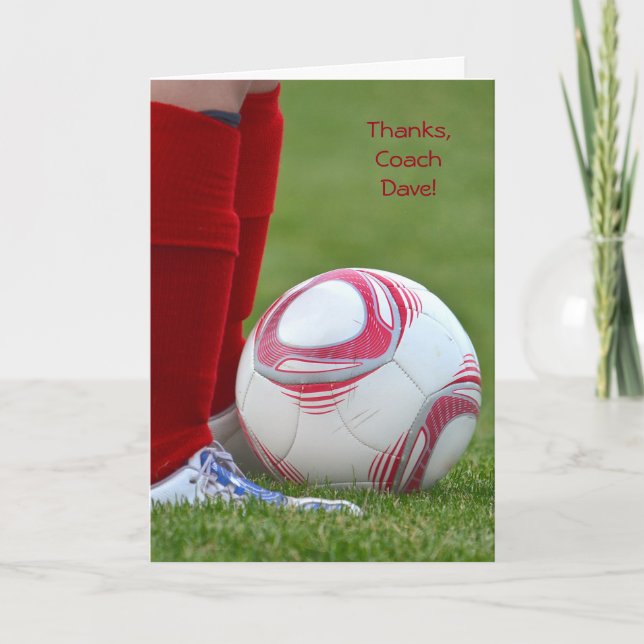 Soccer Coach Thank You (Front)