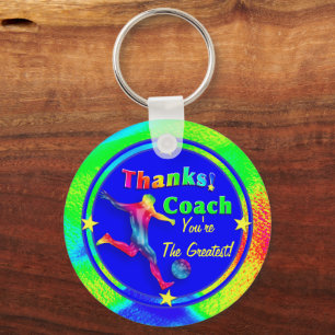 Soccer Coach Thank You Keychain