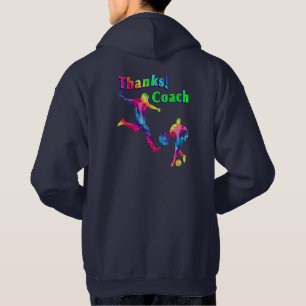 Soccer Coach Thank You Star Hoodie