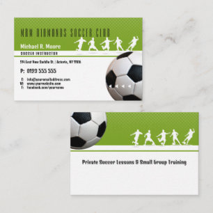 Soccer Coach Trainer Sports Gifts Business Card