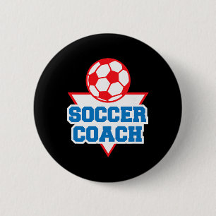 Soccer Coaching Appreciation 6 Cm Round Badge