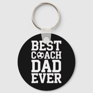 Soccer Coaching Legend Best Coach Dad Ever Player Key Ring