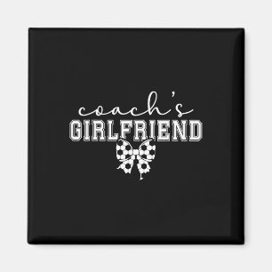 Soccer Coach's Girlfriend Coquette Soccer Coach Gi Magnet