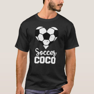 Soccer Coco Soccer Heart Grandma Coco T-Shirt