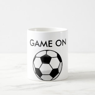 Soccer coffee mug. coffee mug