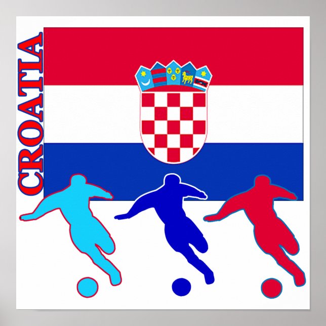 Soccer Croatia Poster (Front)
