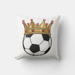 Soccer Crown King Cushion