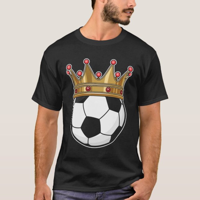 Soccer Crown King T-Shirt (Front)
