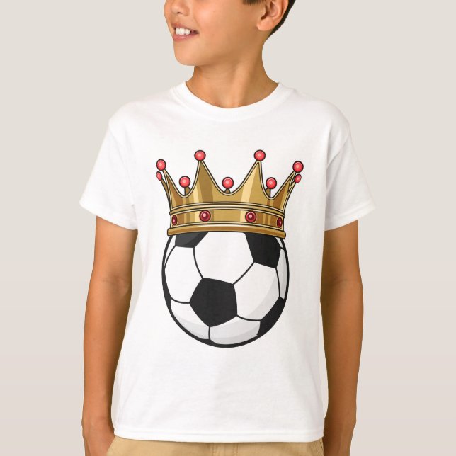 Soccer Crown King T-Shirt (Front)